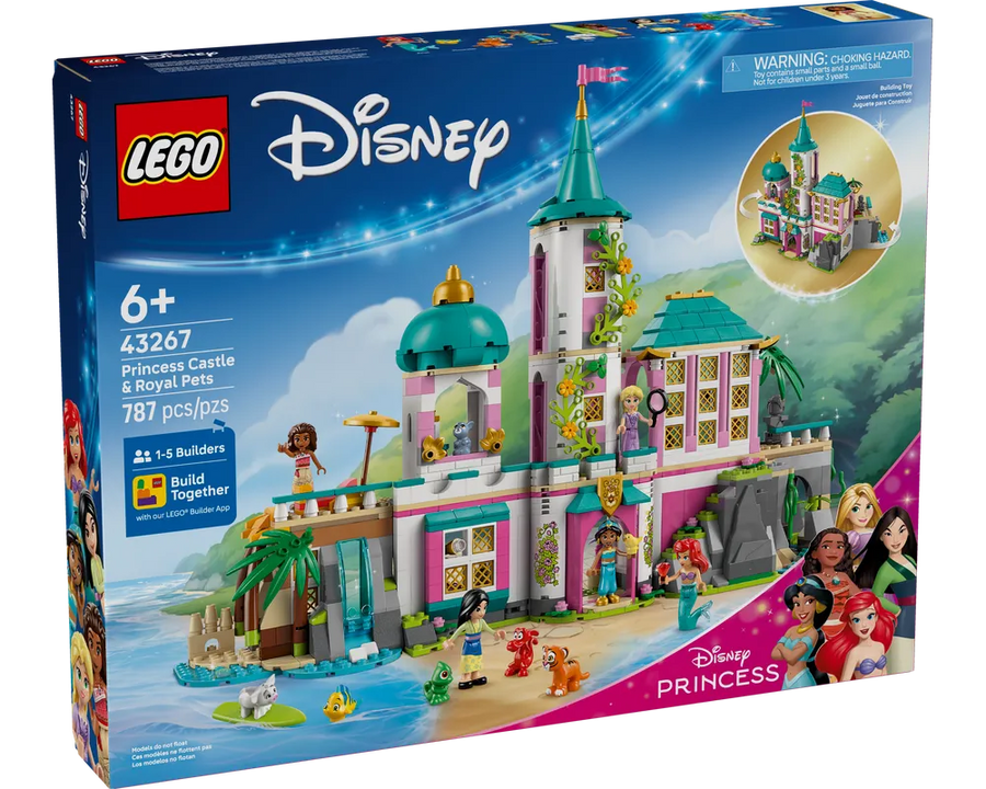 LEGO Disney 43267 - Princess Castle & Royal Pets - Authentic LEGO Set Main Image