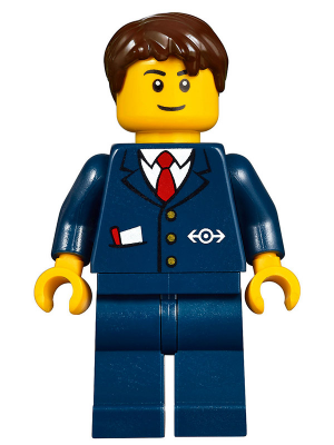 LEGO Minifigure hol094 - Winter Holiday Train Station Ticket Agent