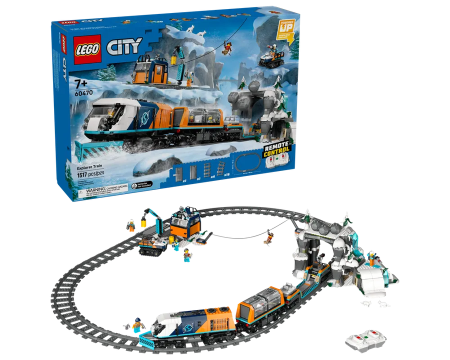 LEGO City 60470 - Explorers' Arctic Polar Express Train