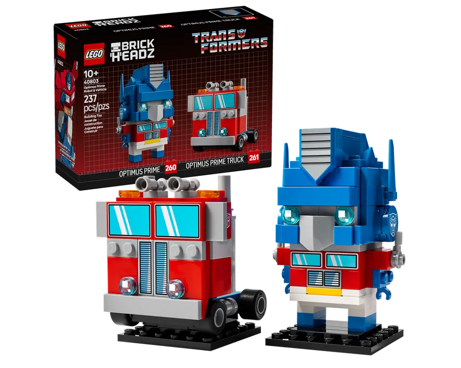 LEGO BrickHeadz 40803 - Optimus Prime Robot & Vehicle