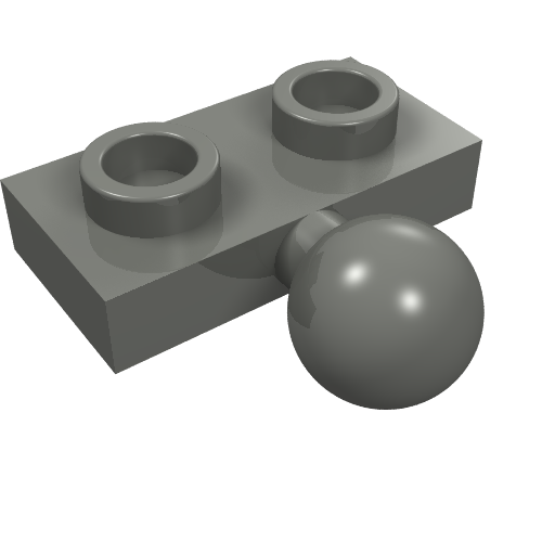LEGO 14417 - Plate, Modified 1 x 2 with Tow Ball on Side