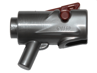 LEGO 15391c02 - Minifigure, Weapon Gun, Mini Blaster / Shooter with Reddish Brown Trigger (15391 / 15392)