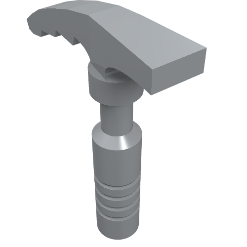 LEGO 18738 - Minifiguur, Gereedschap IJsbijl - 3-Rib Handvat