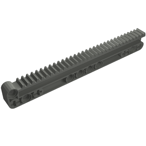 LEGO 18942 - Technic, Gear Rack 1 x 14 x 2 with Axle and Pin Holes