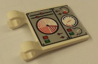 LEGO 2335pb128 - Flag 2 x 2 Square with Gauges, Switches, Sliders and Lights Pattern (Sticker) - Set 7944