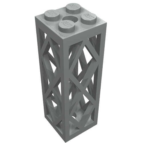 LEGO 2580c01 - Support 2 x 2 x 5 Lattice Pillar
