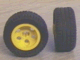 LEGO 2994c01 - Wiel 30.4 x 14 VR met Zwarte Band 30.4 x 14 VR (2994 / 6578)