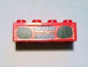 LEGO 3001pb090 - Brick 2 x 4 with Radio Pattern (Sticker) - Set 3159