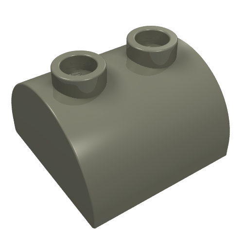 LEGO 30165 - Slope, Curved 2 x 2 Double with 2 Hollow Studs