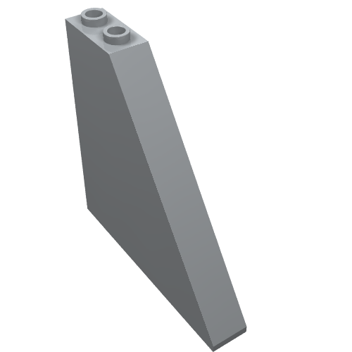 LEGO 30249 - Helling 55 6 x 1 x 5 zonder onderkant stud houders
