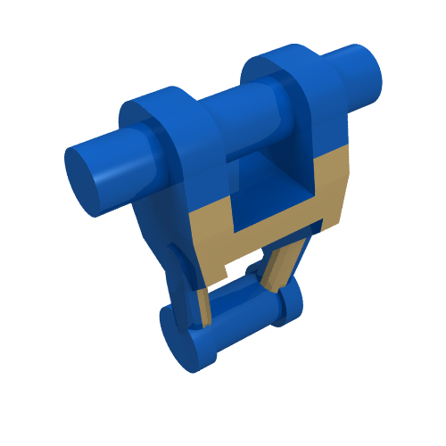 LEGO 30375ps2 - Torso Mechanical, Battle Droid with Tan Insignia Pattern