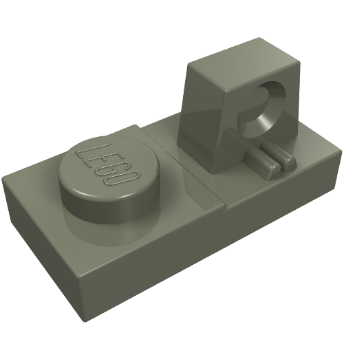 LEGO 30383 - Aangepaste plaat 1 x 2 met vergrendeling en 1 vinger aan bovenkant