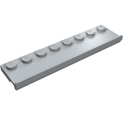 LEGO 30586 - Aangepaste plaat 2 x 8 met Door Rail