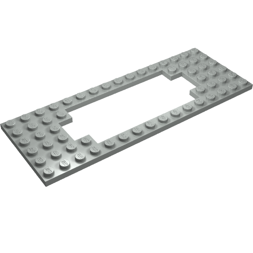LEGO 3058b - Aangepaste plaat 6 x 16 met brede motoruitsparing