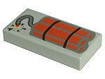 LEGO 3069p03 - Tegel 1 x 2 met Dynamite Patroon