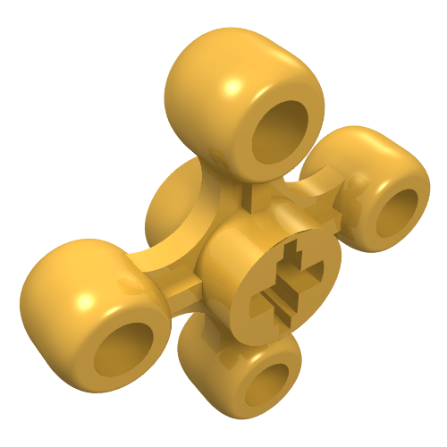 LEGO 32072 - Technic Knob Cog / Gear / Wheel with Axle Hole (+ Orientation)