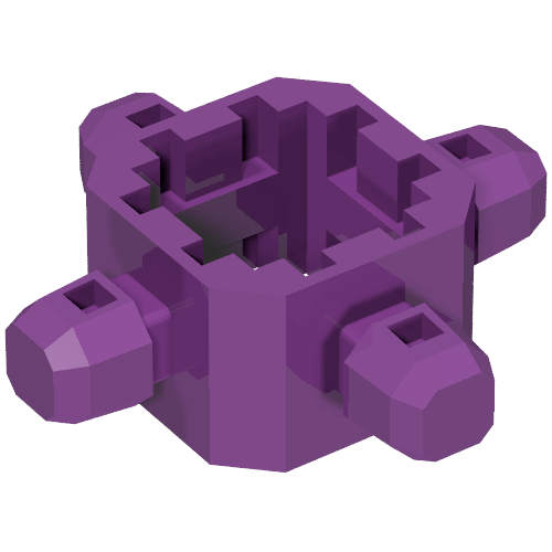 LEGO 32211 - Znap Connector 3 x 3 - 4 way B (Beam)