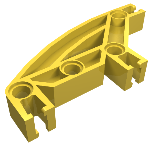 LEGO 32246 - Znap Beam 8, 4 Holes, 3 Bends, Curved