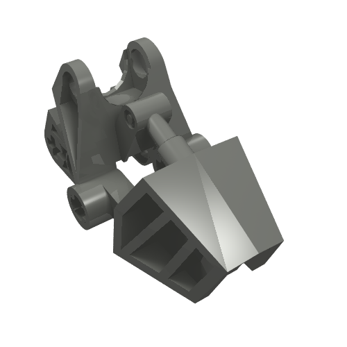 LEGO 32475 - Bionicle Voet met Ball Joint Socket 3 x 6 x 2 1/3, Ronde Bovenzijde