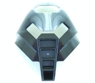 LEGO 32573pb01 - Bionicle Mask Huna met gemarmerd parellichtgrijs patroon