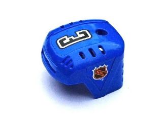 LEGO 44790pb05 - Sportshockeyhelm met NHL-logo aan beide kanten en zwart nummer 3 patroon (stickers) - Set 3542