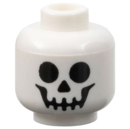 LEGO 3626pb0001 - Minifigure, Head with Black Standard Skull Pattern