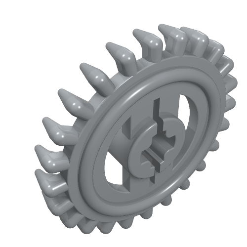 LEGO 3650b - Technic, Gear 24 Tooth Crown - Reinforced