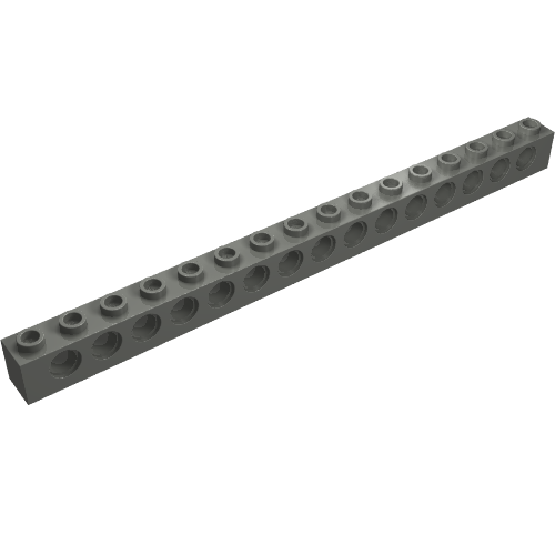 LEGO 3703 - Technic, Brick 1 x 16 with Holes