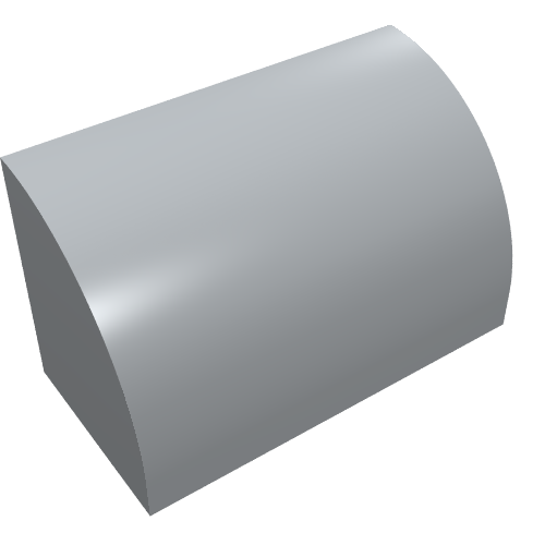 LEGO 37352 - Slope, Curved 1 x 2 with Bottom Stud Holder