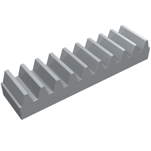 LEGO 3743 - Technic, Gear Rack 1 x 4
