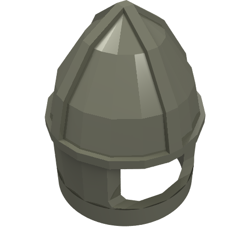 LEGO 3896 - Minifigure, Headgear Helmet Castle with Chin Guard