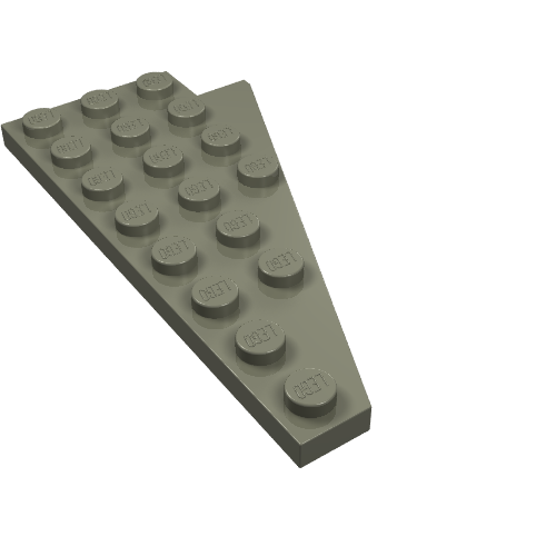 LEGO 3933 - Wedge, Plate 8 x 4 Wing Left