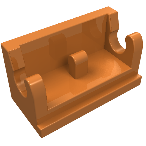 LEGO 3937 - Scharnierende steen 1 x 2 Basis