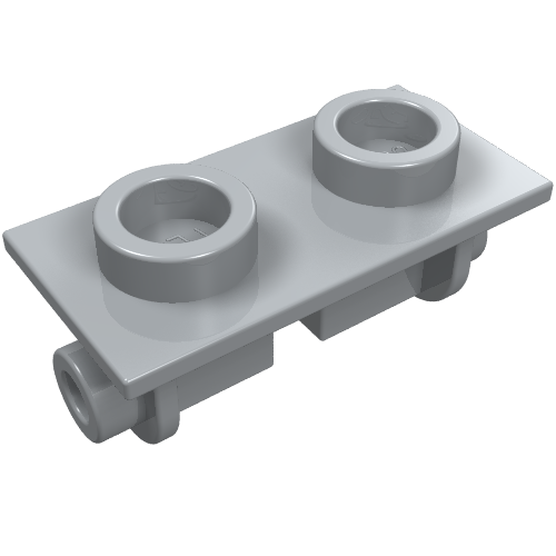 LEGO 3938 - Scharnierende steen 1 x 2 met bovenplaat