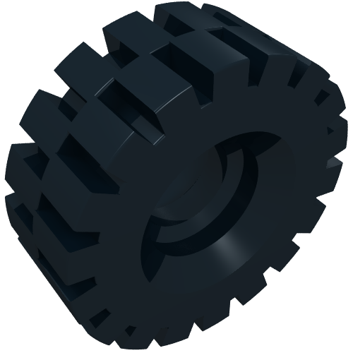 LEGO 4084 - Tire 21mm D. x 9mm Offset Tread Medium