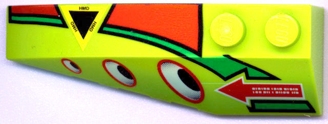 LEGO 41748pb005 - Wig 6 x 2 Links met 3 Ovale Patroon
