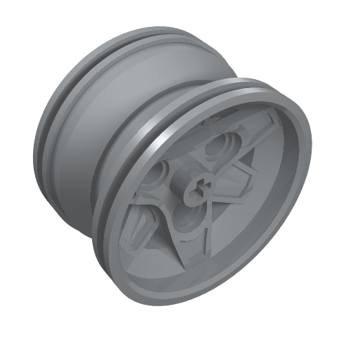 LEGO 41896 - Wheel 43.2mm D. x 26mm Technic Racing Small, 3 Pin Holes