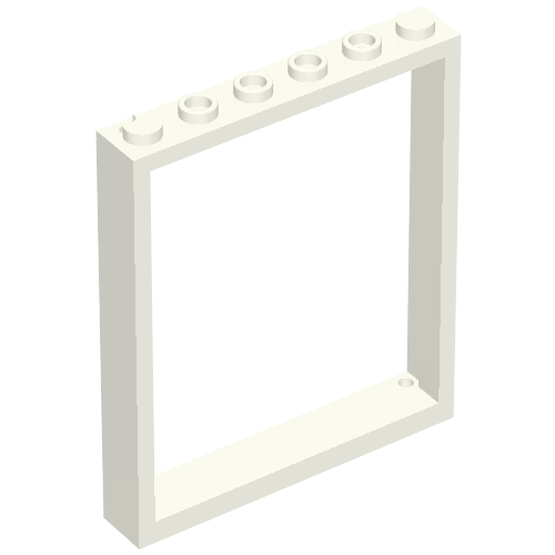 LEGO 42205 - Raam 1 x 6 x 6 platte voorkant
