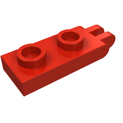 LEGO 4276b - Scharnierende plaat 1 x 2 met 2 vingers aan uiteinde - Hollow Studs