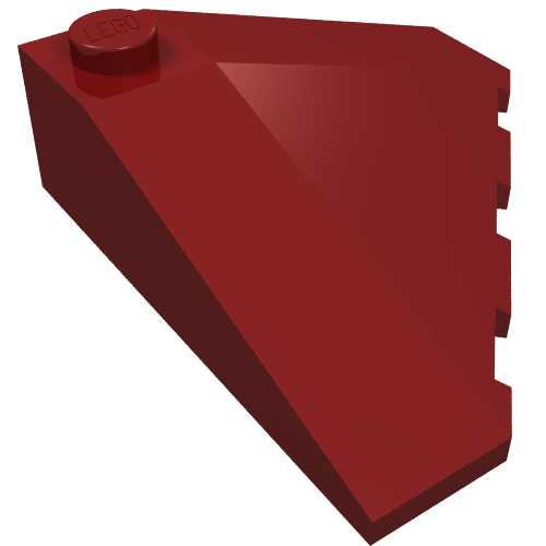 LEGO 43708 - Wig 4 x 4 (Helling 18 Corner)