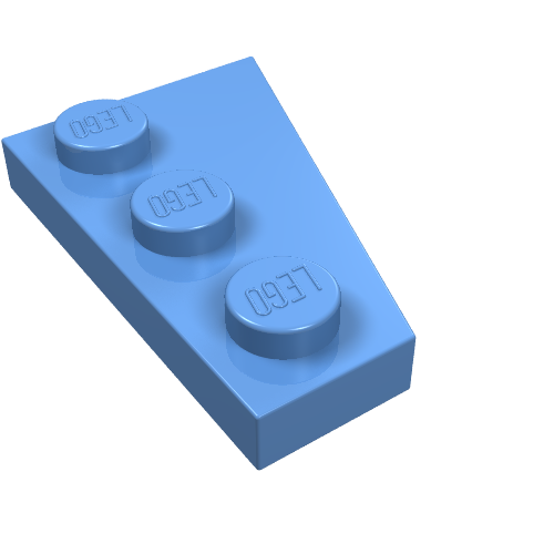 LEGO 43723 - Wedge, Plate 3 x 2 Left