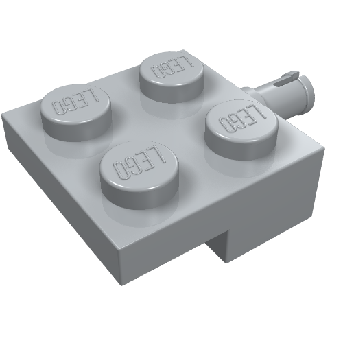 LEGO 4488 - Plate, Modified 2 x 2 with Wheel Holder
