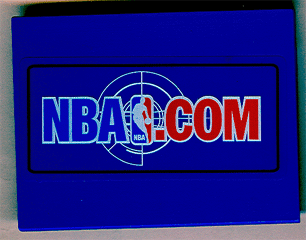 LEGO 4515pb005 - Slope 10 6 x 8 with NBA.COM Pattern (Sticker) - Set 3432