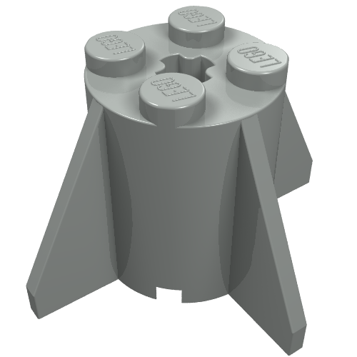 LEGO 4591 - Brick, Round 2 x 2 x 2 with Fins