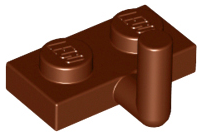 LEGO 4623b - Aangepaste plaat 1 x 2 met Bar Arm Up (Horizontal Arm 5mm)