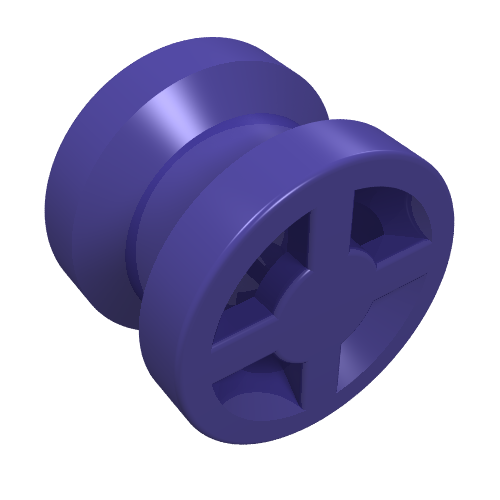 LEGO 4624 - Wiel 8mm D. x 6mm
