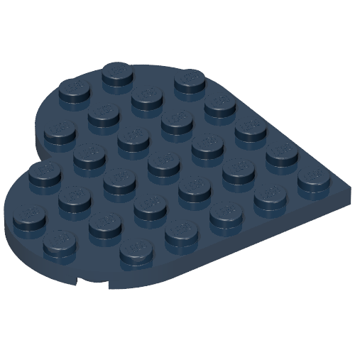 LEGO 46342 - Ronde plaat 6 x 6 Hart