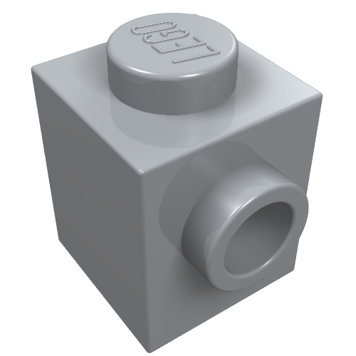 LEGO 47905 - Brick, Modified 1 x 1 with Studs on 2 Sides, Opposite