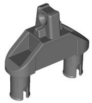 LEGO 47973 - Scharnier 1 x 3 met twee pinnen, vergrendelbaar 1 vinger - Ronde Pin Holes