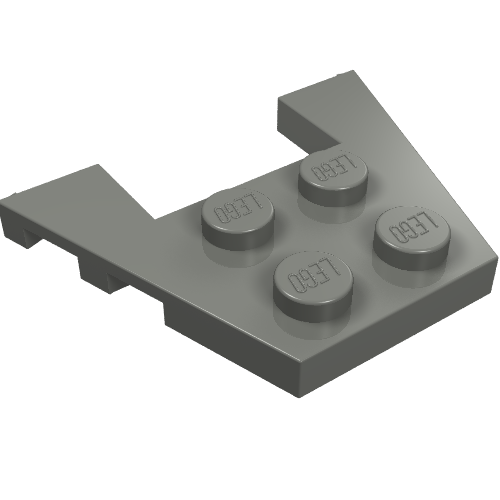 LEGO 48183 - Wedge, Plate 3 x 4 with Stud Notches